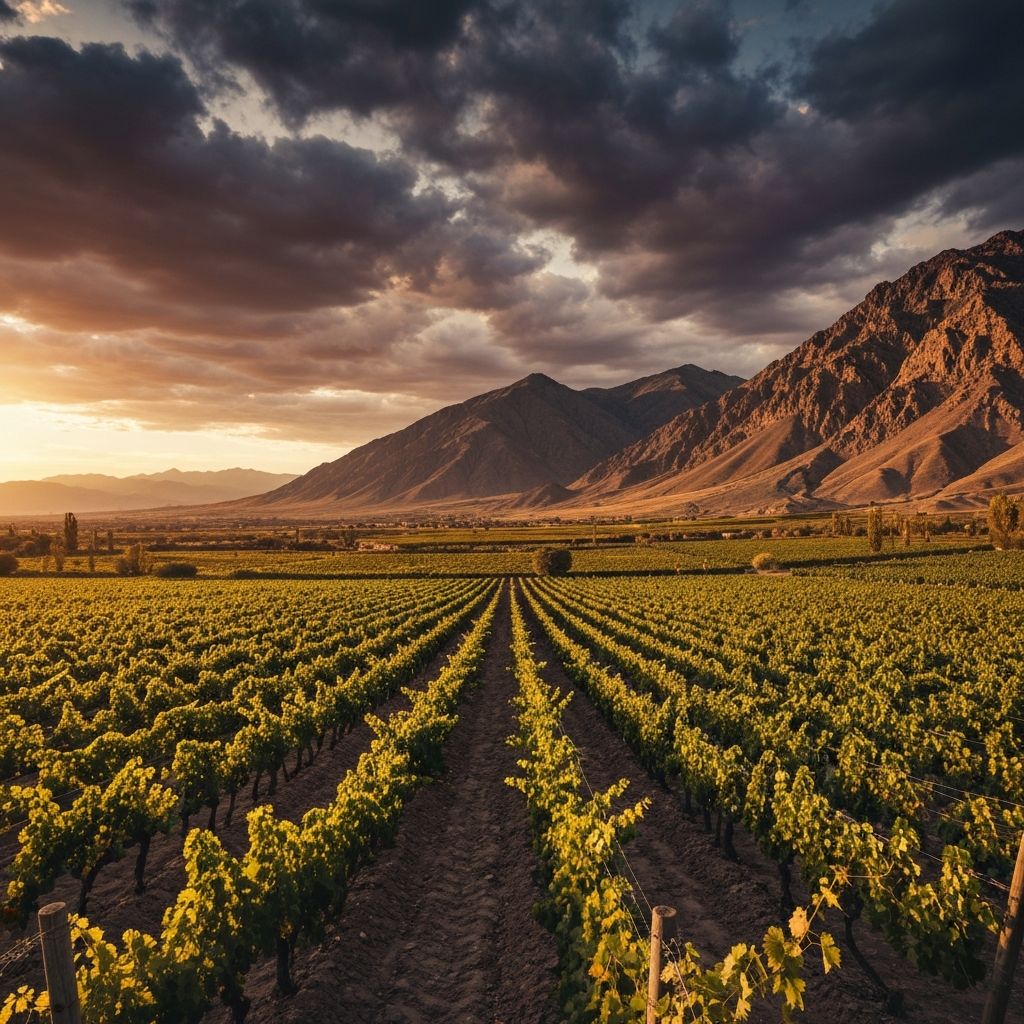 Mendoza Andes Mountains